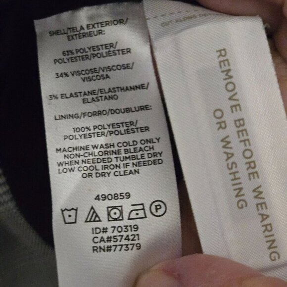 Ann Taylor Suiting Houndstooth Plaid Business Blazer Size 8 - Picture 4 of 4